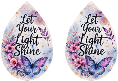 Inspirational Teardrop Earrings