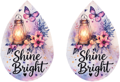 Inspirational Teardrop Earrings