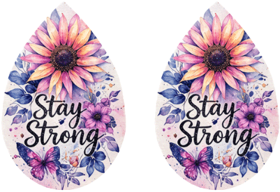 Inspirational Teardrop Earrings