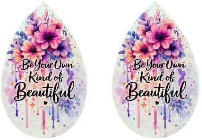 Inspirational Teardrop Earrings